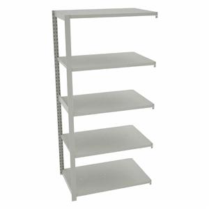 TENNSCO TO-5-3624-6 Boltless Shelving, Add-On, Medium-Duty, 36 Inch x 24 in, 78 Inch Overall Height, 5 Shelves | CU6FYT 45UW27