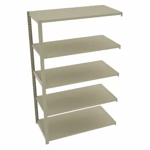 TENNSCO TO-5-4824-6 Boltless Shelving, Add-On, Medium-Duty, 48 Inch x 24 in, 78 Inch Overall Height, 5 Shelves | CU6FZJ 45UW63