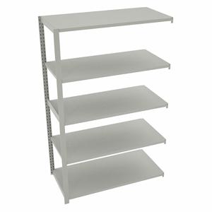 TENNSCO TO-5-4824-6 Boltless Shelving, Add-On, Medium-Duty, 48 Inch x 24 in, 78 Inch Overall Height, 5 Shelves | CU6FZK 45UW33