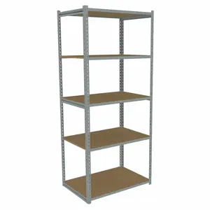 TENNSCO ZA7-3618S-5D Boltless Shelving, Starter, Light-Duty, 36 Inch x 18 in, 84 Inch Overall Height, 5 Shelves | CU6GCG 36K432