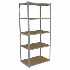 TENNSCO ZA7-3624S-5D Boltless Shelving, Starter, Light-Duty, 36 Inch x 24 in, 84 Inch Overall Height, 5 Shelves | CU6GCK 36K434