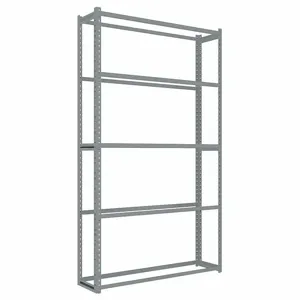 TENNSCO ZA7-4812S-5 Boltless Shelving, Starter, Light-Duty, 48 Inch x 12 in, 84 Inch Overall Height, 5 Shelves | CU6GCM 36K412