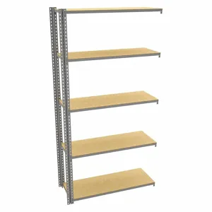 TENNSCO ZA7-4818A-5D Boltless Shelving, Add-On, Light-Duty, 48 Inch x 18 in, 84 Inch Overall Height, 5 Shelves | CU6FYE 36K439