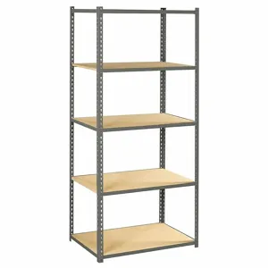 TENNSCO ZA7-4818S-5D Boltless Shelving, Starter, Light-Duty, 48 Inch x 18 in, 84 Inch Overall Height, 5 Shelves | CU6GCN 36K438