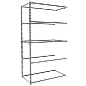 TENNSCO ZA7-4824A-5 Boltless Shelving, Add-On, Light-Duty, 48 Inch x 24 in, 84 Inch Overall Height, 5 Shelves | CU6FYG 36K417