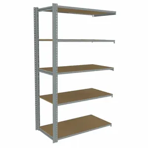 TENNSCO ZA7-4824A-5D Boltless Shelving, Add-On, Light-Duty, 48 Inch x 24 in, 84 Inch Overall Height, 5 Shelves | CU6FYF 36K441