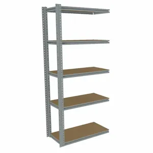 TENNSCO ZB7-3618A-5D Boltless Shelving, Add-On, Medium-Duty, 36 Inch x 18 in, 84 Inch Overall Height, 5 Shelves | CU6FYM 36K424