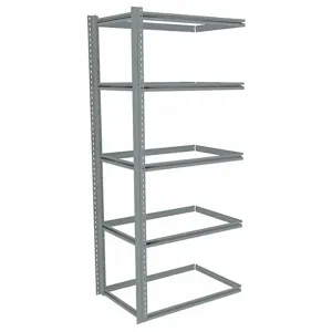 TENNSCO ZB7-3624A-5 Boltless Shelving, Add-On, Medium-Duty, 36 Inch x 24 in, 84 Inch Overall Height, 5 Shelves | CU6FYV 36K399