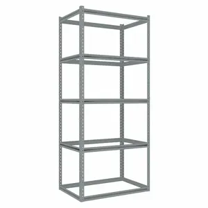 TENNSCO ZB7-3624S-5 Boltless Shelving, Starter, Medium-Duty, 36 Inch x 24 in, 84 Inch Height, 5 Shelves | CU6GDA 36K398