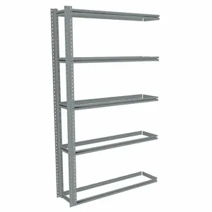 TENNSCO ZB7-4812A-5 Boltless Shelving, Add-On, Medium-Duty, 48 Inch x 12 in, 84 Inch Overall Height, 5 Shelves | CU6FZA 36K402