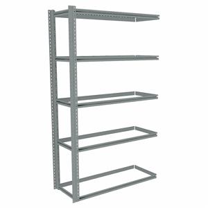 TENNSCO ZB7-4818A-5 Boltless Shelving, Add-On, Medium-Duty, 48 Inch x 18 in, 84 Inch Overall Height, 5 Shelves | CU6FZF 36K404