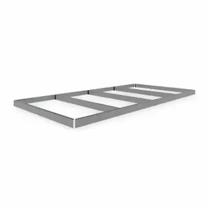 TENNSCO ZK-9648 Shelf, 96 Inch x 48 Inch Size, 250 Lb Load Capacity, Gray | CV2RAQ 4TW19