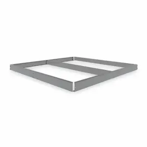 TENNSCO ZKH-4848 Shelf, 48 Inch X 48 Inch Size, 2500 Lb Load Capacity, Gray | CV2QZV 4UZ36