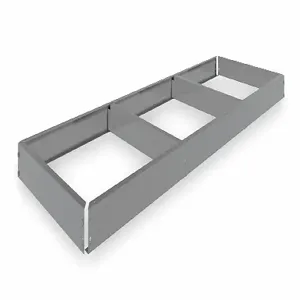 TENNSCO ZKH-7224 Shelf, 72 Inch x 24 Inch Size, 2000 Lbs. Load Capacity, Gray | CH6TAE 4UZ37