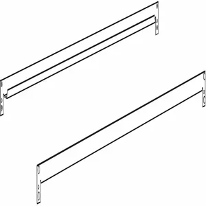 TENNSCO ZKM-3612 Shelf, 36 Inch x 12 Inch Size, 1000 Lbs. Load Capacity, Gray | CH6TAF 4UZ13