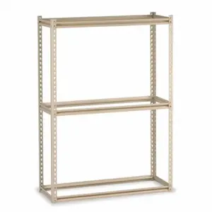 TENNSCO ZKMS-691560 Boltless Shelving, Starter, Medium-Duty, 69 Inch x 15 in, 60 Inch Height, 3 Shelves | CU6GFB 4TV89