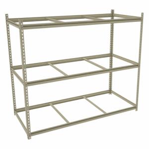 TENNSCO ZKMS-693060 Boltless Shelving, Starter, Medium-Duty, 69 Inch x 30 in, 60 Inch Height, 3 Shelves | CU6GEC 4UZ33