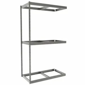 TENNSCO ZLC7-4824A-3 Boltless Shelving, Add-On, Heavy-Duty, 48 Inch x 24 in, 84 Inch Overall Height, 3 Shelves | CU6GEX 36K217