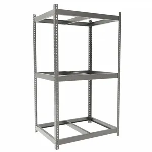 TENNSCO ZLC7-4836S-3 Boltless Shelving, Starter, Heavy-Duty, 48 Inch x 36 in, 84 Inch Overall Height, 3 Shelves | CU6GAC 36K218