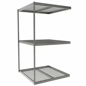 TENNSCO ZLC7-4848A-3W Boltless Shelving, Add-On, Heavy-Duty, 48 Inch x 48 in, 84 Inch Overall Height, 3 Shelves | CU6FVR 36K331