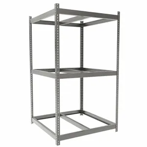 TENNSCO ZLC7-4848S-3 Boltless Shelving, Starter, Heavy-Duty, 48 Inch x 48 in, 84 Inch Overall Height, 3 Shelves | CU6GAJ 36K220