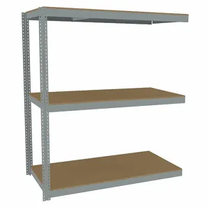 TENNSCO ZLC7-7236A-3D Boltless Shelving, Add-On, Heavy-Duty, 72 Inch x 36 in, 84 Inch Overall Height, 3 Shelves | CU6FWM 36K298