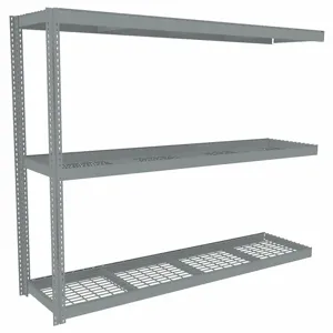 TENNSCO ZLC7-9624A-3W Boltless Shelving, Heavy-Duty, 96 Inch x 24 Inch Size, 3 Shelves, Steel | CH6TAL 36K359