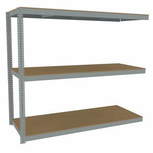 TENNSCO ZLC7-9636A-3D Boltless Shelving, Add-On, Heavy-Duty, 96 Inch x 36 in, 84 Inch Overall Height, 3 Shelves | CU6FXH 36K317