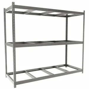 TENNSCO ZLC7-9636S-3 Boltless Shelving, Starter, Heavy-Duty, 96 Inch x 36 in, 84 Inch Overall Height, 3 Shelves | CU6GBV 36K250