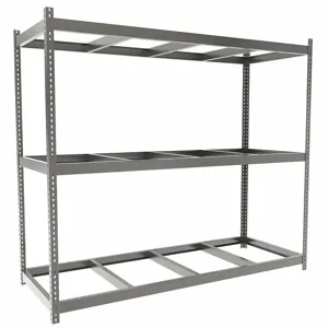 TENNSCO ZLC7-9648S-3 Boltless Shelving, Starter, Heavy-Duty, 96 Inch x 48 in, 84 Inch Overall Height, 3 Shelves | CU6GCC 36K252