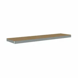 TENNSCO ZLCS-9624D Shelf, 96 Inch x 24 Inch Size, 600 Lb Load Capacity, Particleboard, Gray | CV2RAH 36K278