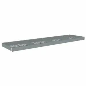 TENNSCO ZLCS-9624W Shelf, 96 Inch x 24 Inch Size, 600 Lb Load Capacity, Steel, 5 Ga Decking, Gray | CV2RAJ 36K388