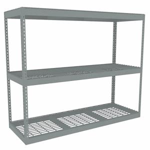 TENNSCO ZLE5-7224S-3W Boltless Shelving, Starter, Heavy-Duty, 72 Inch x 24 in, 60 Inch Overall Height, 3 Shelves | CU6GAM 36K346