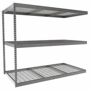 TENNSCO ZLE5-7236A-3W Boltless Shelving, Add-On, Heavy-Duty, 72 Inch x 36 in, 60 Inch Overall Height, 3 Shelves | CU6FWF 36K349