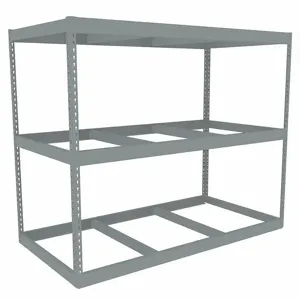 TENNSCO ZLE5-7236S-3 Boltless Shelving, Starter, Heavy-Duty, 72 Inch x 36 in, 60 Inch Overall Height, 3 Shelves | CU6GAU 36K238