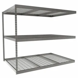 TENNSCO ZLE5-7248A-3W Boltless Shelving, Add-On, Heavy-Duty, 72 Inch x 48 in, 60 Inch Overall Height, 3 Shelves | CU6FWN 36K351