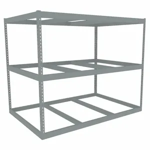 TENNSCO ZLE5-7248S-3 Boltless Shelving, Starter, Heavy-Duty, 72 Inch x 48 in, 60 Inch Overall Height, 3 Shelves | CU6GBD 36K240