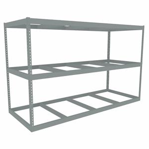 TENNSCO ZLE5-9624S-3 Boltless Shelving, Starter, Heavy-Duty, 96 Inch x 24 in, 60 Inch Overall Height, 3 Shelves | CU6GBP 36K256