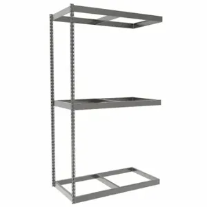 TENNSCO ZLE7-4824A-3 Boltless Shelving, Add-On, Heavy-Duty, 48 Inch x 24 in, 84 Inch Overall Height, 3 Shelves | CU6FVH 36K225