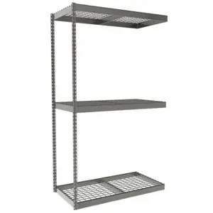 TENNSCO ZLE7-4824A-3W Boltless Shelving, Add-On, Heavy-Duty, 48 Inch x 24 in, 84 Inch Overall Height, 3 Shelves | CU6FVJ 36K335