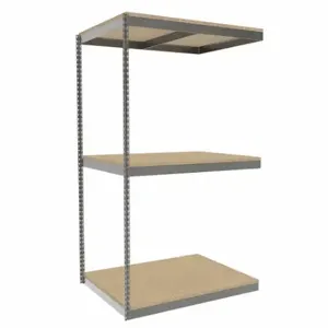 TENNSCO ZLE7-4836A-3D Boltless Shelving, Add-On, Heavy-Duty, 48 Inch x 36 in, 84 Inch Overall Height, 3 Shelves | CU6GEK 36K292