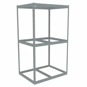 TENNSCO ZLE7-4836S-3 Boltless Shelving, Starter, Heavy-Duty, 48 Inch x 36 in, 84 Inch Overall Height, 3 Shelves | CU6GAB 36K226