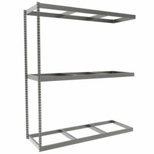 TENNSCO ZLE7-7224A-3 Boltless Shelving, Add-On, Heavy-Duty, 72 Inch x 24 in, 84 Inch Overall Height, 3 Shelves | CU6FWD 36K243