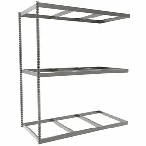 TENNSCO ZLE7-7236A-3 Boltless Shelving, Add-On, Heavy-Duty, 72 Inch x 36 in, 84 Inch Overall Height, 3 Shelves | CU6FWK 36K245