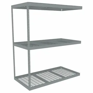 TENNSCO ZLE7-7236A-3W Boltless Shelving, Add-On, Heavy-Duty, 72 Inch x 36 in, 84 Inch Overall Height, 3 Shelves | CU6FWH 36K355