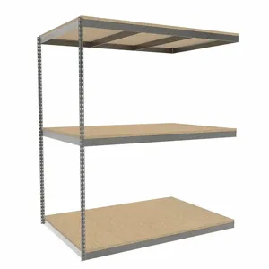 TENNSCO ZLE7-7248A-3D Boltless Shelving, Add-On, Heavy-Duty, 72 Inch x 48 in, 84 Inch Overall Height, 3 Shelves | CU6FWV 36K313