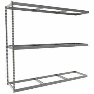 TENNSCO ZLE7-9624A-3 Boltless Shelving, Add-On, Heavy-Duty, 96 Inch x 24 in, 84 Inch Overall Height, 3 Shelves | CU6FXC 36K261