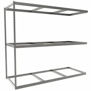 TENNSCO ZLE7-9636A-3 Boltless Shelving, Add-On, Heavy-Duty, 96 Inch x 36 in, 84 Inch Overall Height, 3 Shelves | CU6FXM 36K263