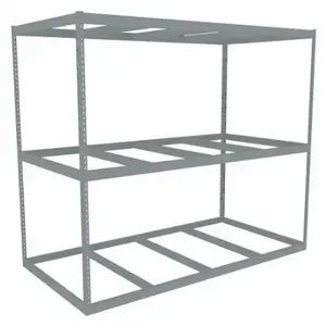 TENNSCO ZLE7-9648S-3 Boltless Shelving, Starter, Heavy-Duty, 96 Inch x 48 in, 84 Inch Overall Height, 3 Shelves | CU6GFA 36K264