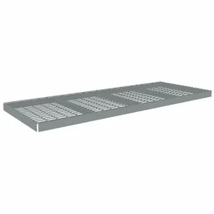 TENNSCO ZLES-9636W Shelf, 96 Inch x 36 Inch Size, 250 Lb Load Capacity, Steel, 5 Ga Decking, Gray | CV2RAL 36K392